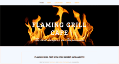 Desktop Screenshot of flaminggrillcafe.com